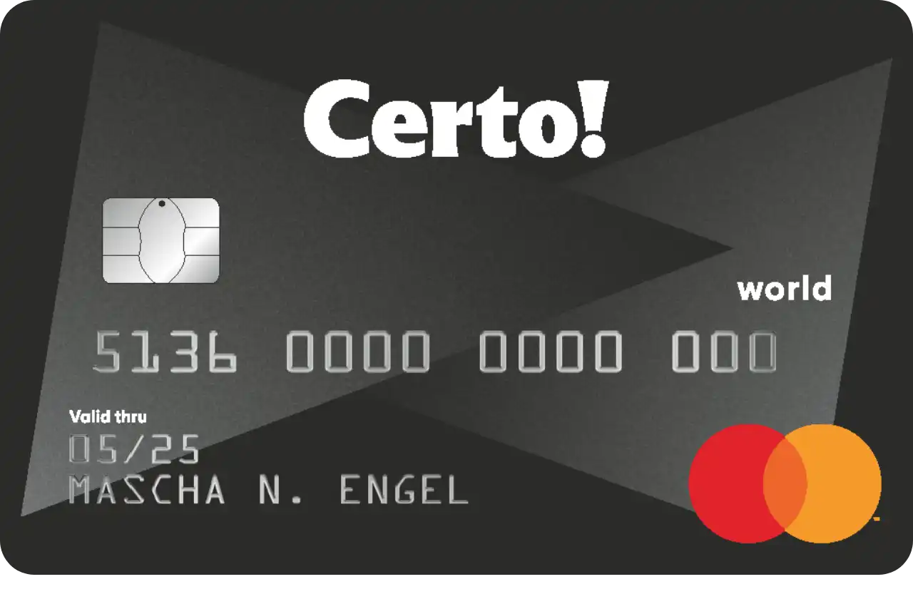 Certo! Mastercard